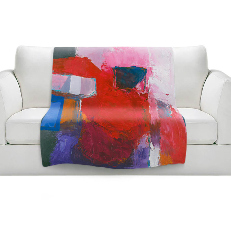 Couverture sherpa doux boomerang, l 68 po x L 80 po