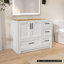 Base de meuble-lavabo simple en bois massif 42 po-94919127