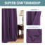 Ensemble de 2 panneaux de rideaux pour chambre / salon - Rideaux obscurcissants et isolants avec œillets-1086553373-1086553406
