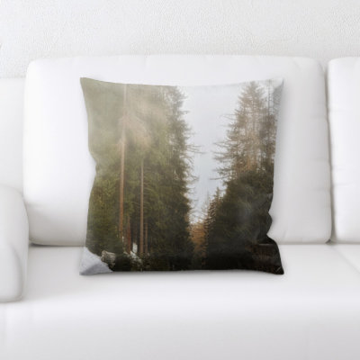 Microsuede Reversible Throw Pillow