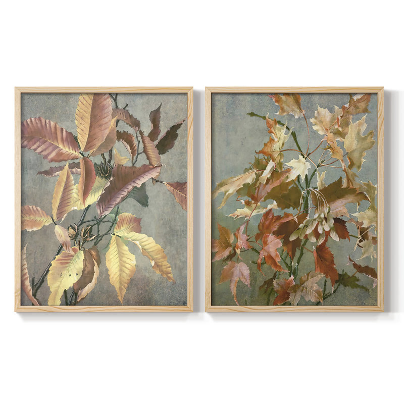 «Antique Autumn I», reproduction encadrée de qualité supérieure - prête à être accrochée - aucun clou requis - aucun clou requis