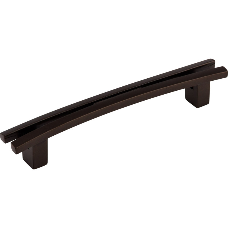 Flared 5" Center to Center Bar pull, Oiled Rubbed Bronze