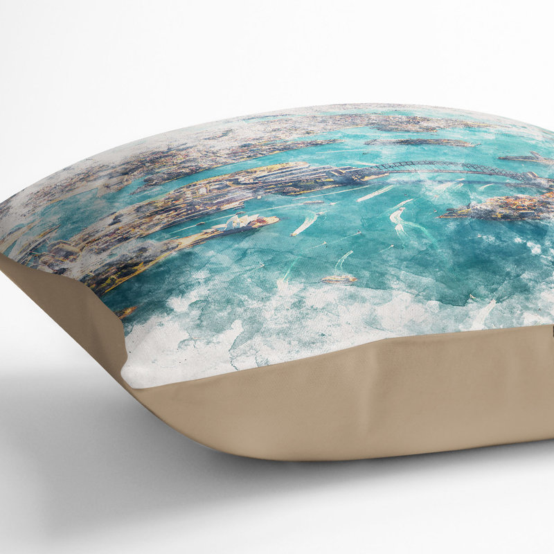 Square Cushion, 40cm H x 40cm W x 15cm D, Stone