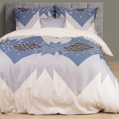 Cotton Duvet Cover Set with Pillow Shams Included
