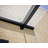 Palram - Canopia Nancy 10' W x 3' D Acrylic Galvanized Steel Slope Stationary Door and Window Awning Gray/Clear-116355907