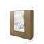 Pamel 4 Door Manufactured Wood Wardrobe-822277488