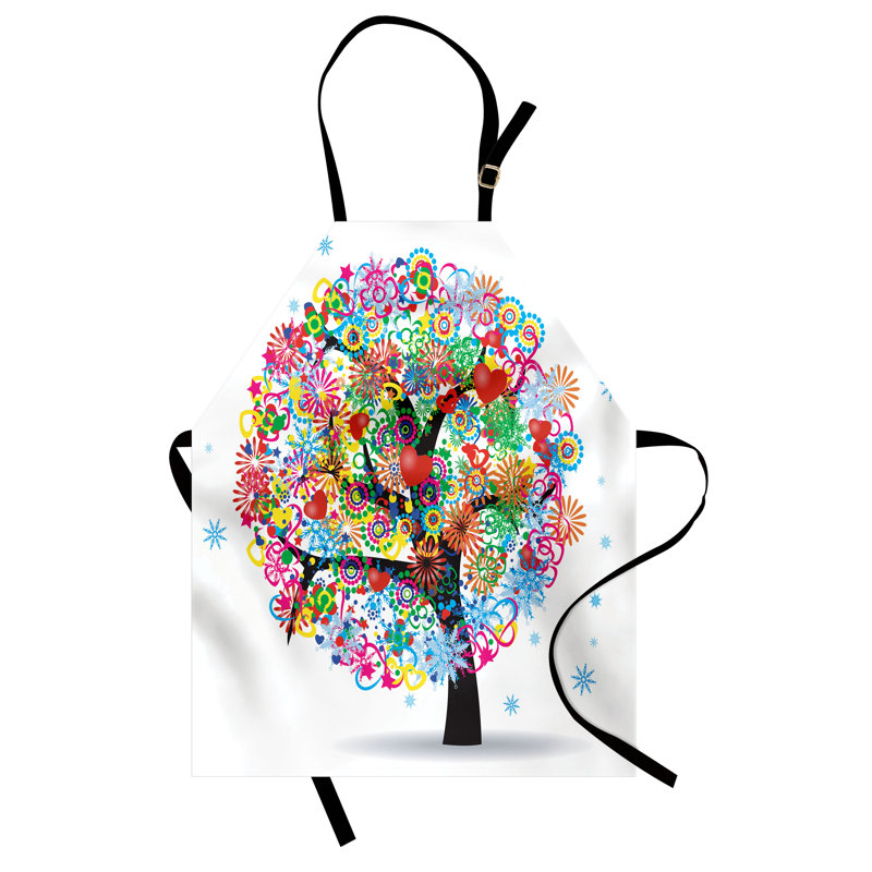 Multicolore, tablier East Urban Home Tree of Life, cuisine de jardinage, taille adulte