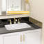 31 po L x 4 po Dosseret de salle de bain H
