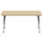 Laminate Adjustable Rectangle 6 Students Activity Table-92282642-124232041