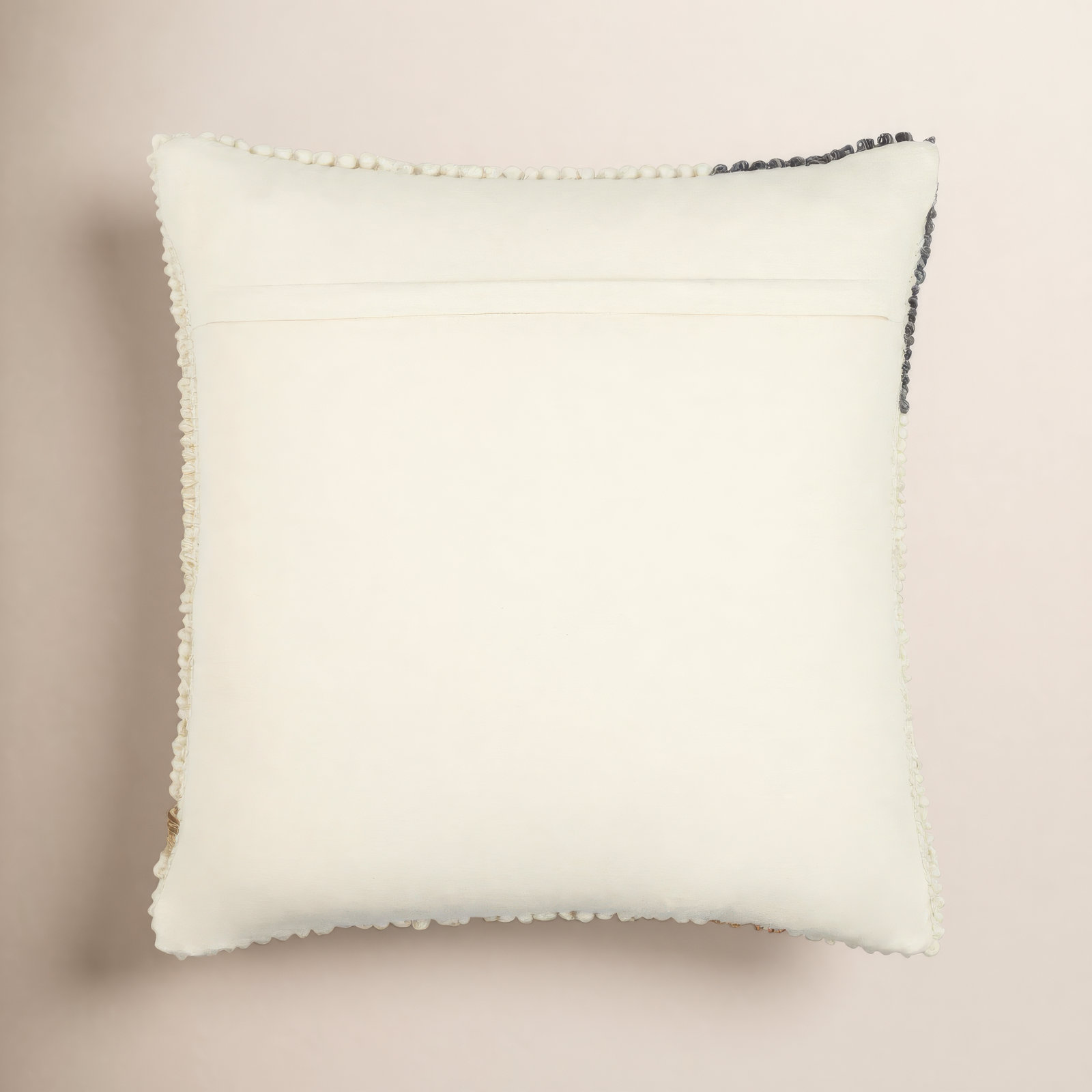 Sand Dunes Ombre Wool Throw Pillow, 18"H x 18"W, Down Blend