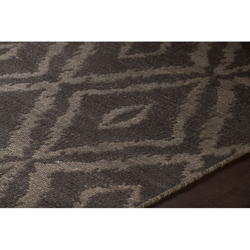Tapis brun / beige Stillmore tissé à la main, Rectangle 5 pi x 7 pi 6 po
