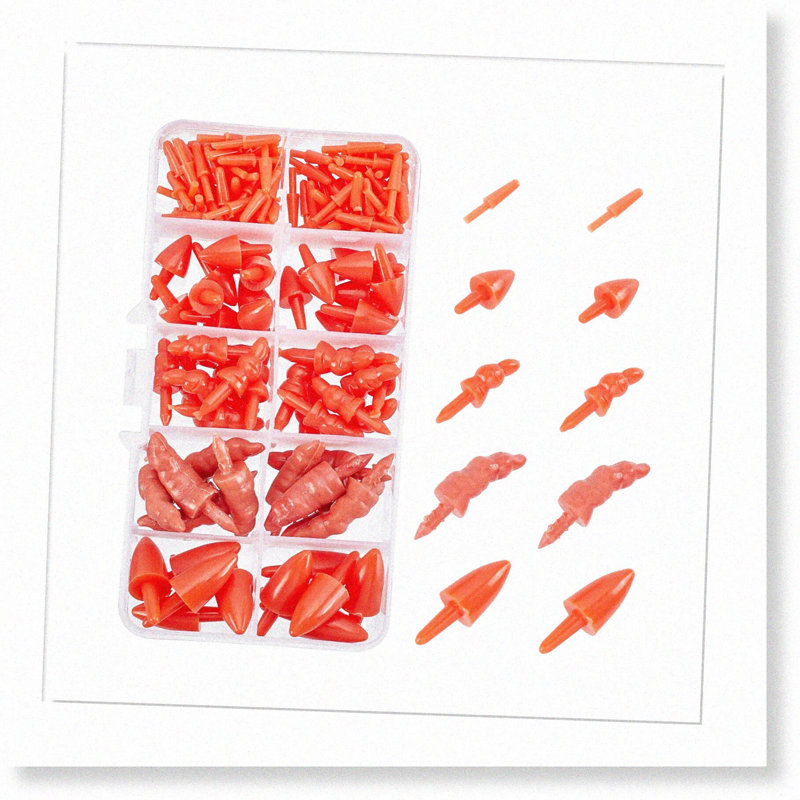 Snowman Nose Kit - 160 Plastic Accessories