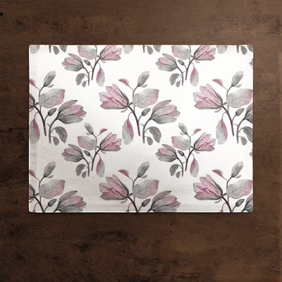Akaia Poly Twill Floral Rectangle Placemat