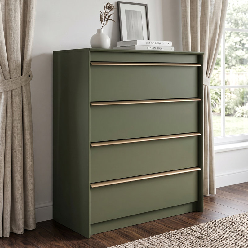Queensland 4 Drawer Chest of Drawers