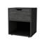 Table de chevet moderne en gris - Rangement et style pratique en bois-315553938