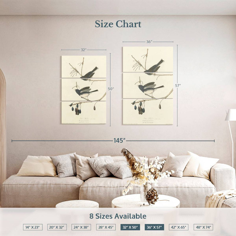 Keiri Snow Bird, 50" H x 32" W