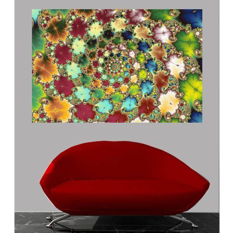 Non-Wall Damaging Wall Decal, 24" H x 36" W