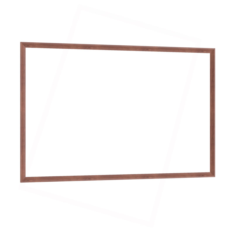 60"X40" Oversized Modern Rectangle Bathroom Mirror With Walnut Frame Decorative Large Wall Mirrors For Bathroom Living Room Bedroom Vertical Or Horizontal Wall Mounted Mirror With Aluminum Frame