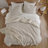 3 Piece Oversized Cotton Matelasse Comforter Set-Full/Queen