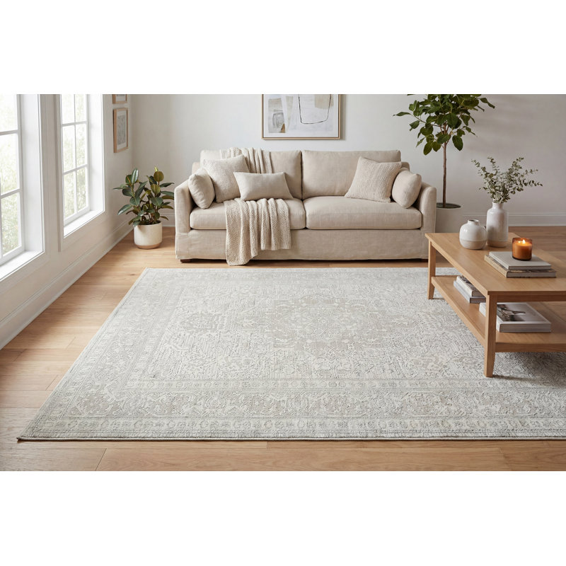 Glenam 19482-910 GREY/CREAM, Rectangle 7'10" x 10'