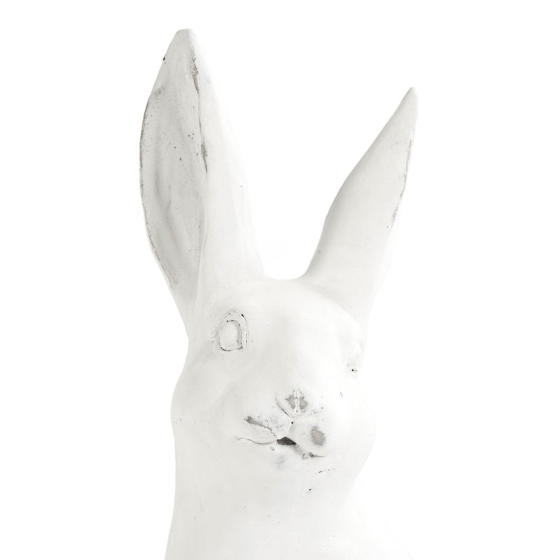 Letona Rabbit Figurine, 9" H x 19" W x 10" D