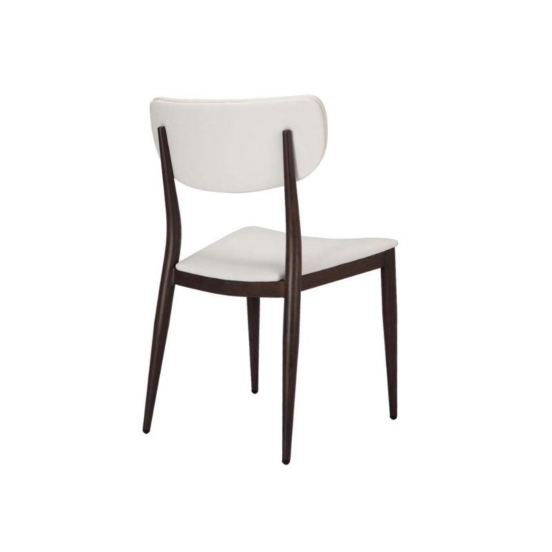 Chaise d'appoint rembourrée Hackney, Blanc