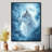 Moonlit Wolf Portrait II - Wolf Wall Art Print-1574443245-1574443246-1574443251