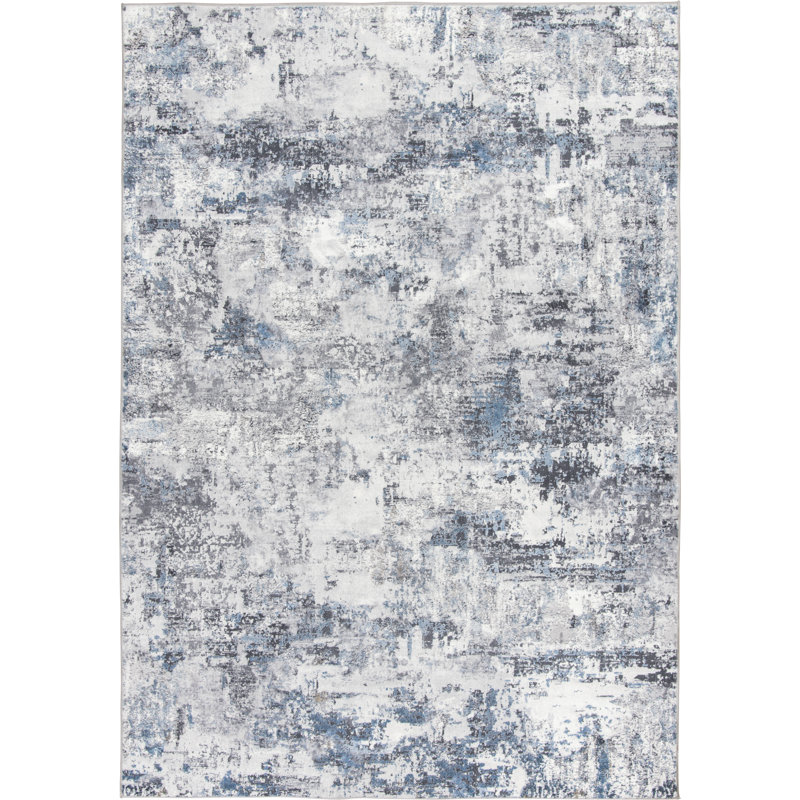 Tapis gris / ivoire touffeté Tashi