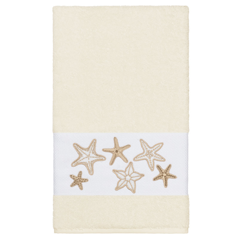 Lydia Midweight Bath Towel, Cream