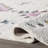 Higginson Diamond Shag Performance Ivory Rug-1679314743