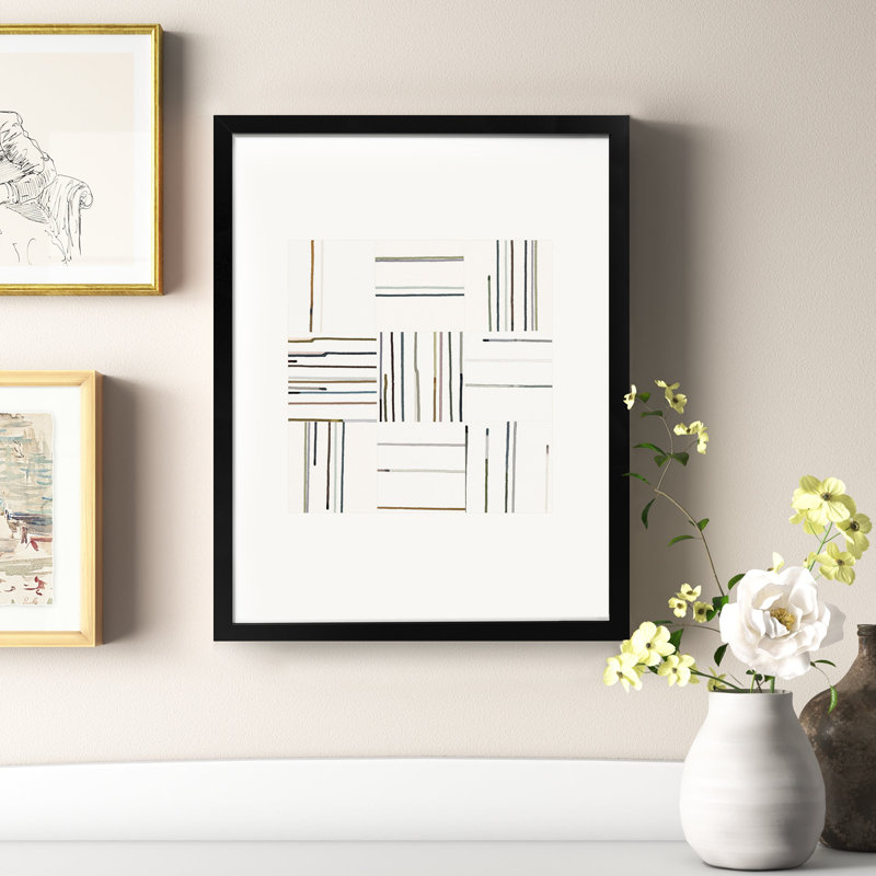 Drips II by Beth James, Black Framed, 38" H x 30" W x 1.25" D