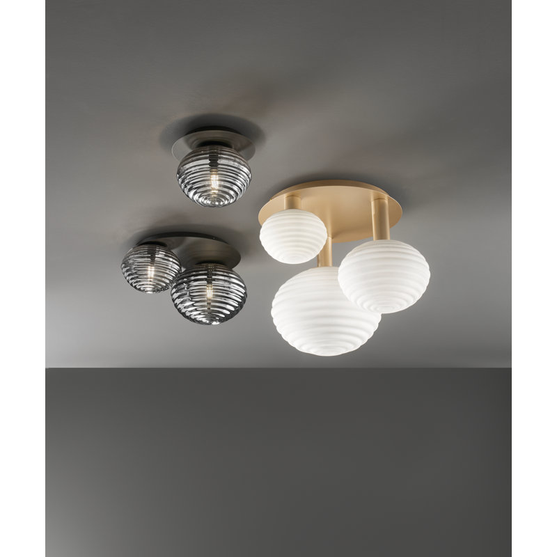Arhant Semi Flush Mount, Black