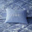 Housse de couette simple / simple TG en velours écrasé bleu pervenche - avec coussin décoratif et revers en microfibre pour une chambre à coucher confortable-120469697-120469691