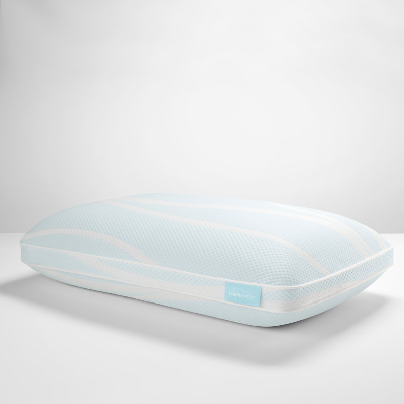 TEMPUR-Breeze® ProHi Medium Pillow, King, Blue