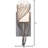 Flow 1-Light Wall Sconce - Left - Steel-1990012659