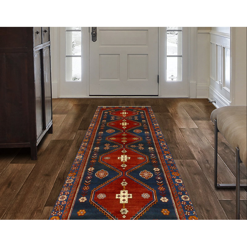 Khusbu Distressed Arleena Red Runner