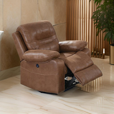 Antwayne Faux Leather Power Recliner