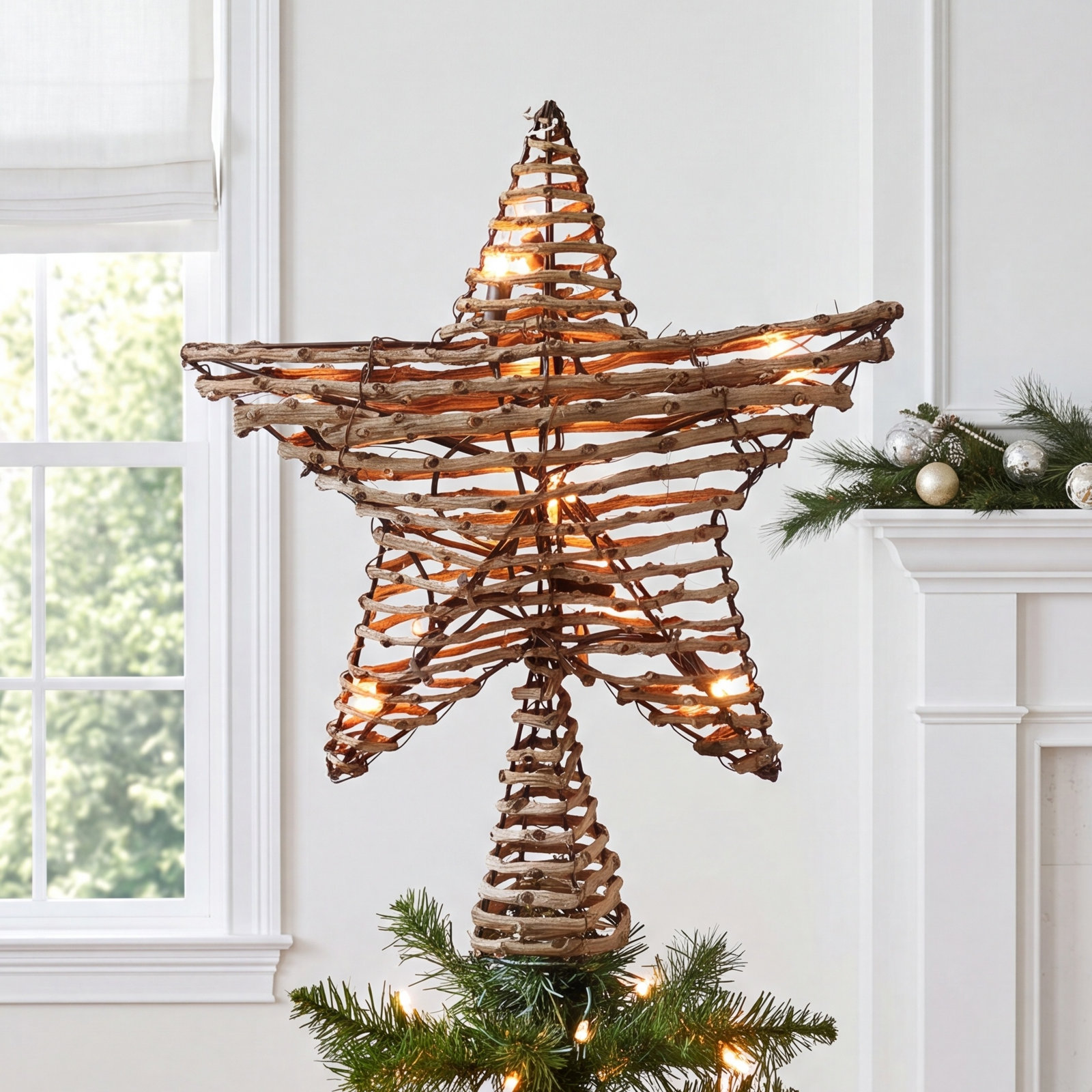 Northlight Seasonal 12" Pre-Lit Tree Topper