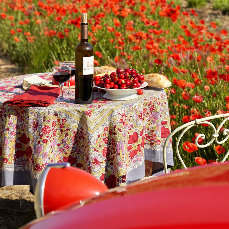 Jardine Tablecloth, 90" Square