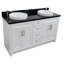 Ensemble de meuble-lavabo double 61 po Laggan