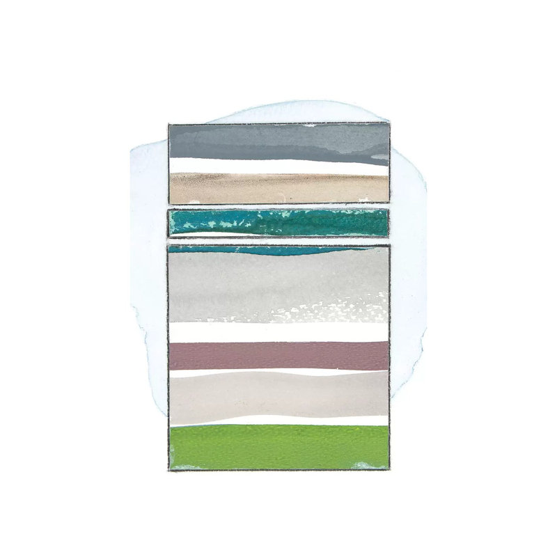 Pacific Horizon II by Rob Delamater - Wrapped Canvas Gallery-Wrapped Canvas Giclée, 30.48 cm H x 20.32 cm W
