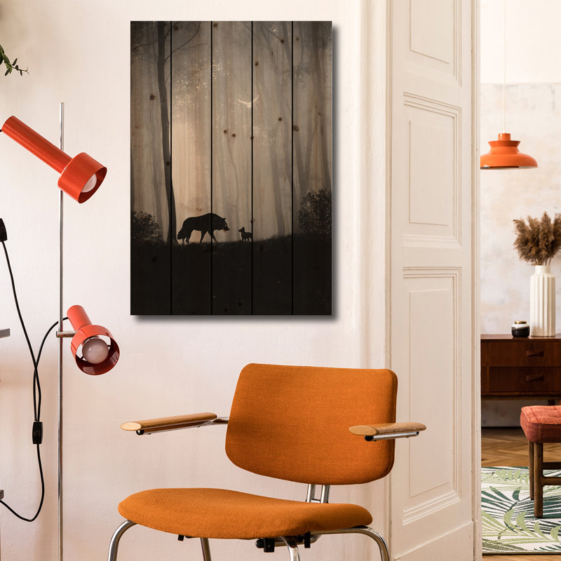 Reproduction d'art murale en bois - réunie par Dancheziel Taylor, H 40 po x l 26 po