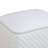 Chic White Leather Stool – Scratch-resistant, Pet-friendly & Stylish