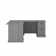Raker Reversible L-Shape Computer Desk with Drawers