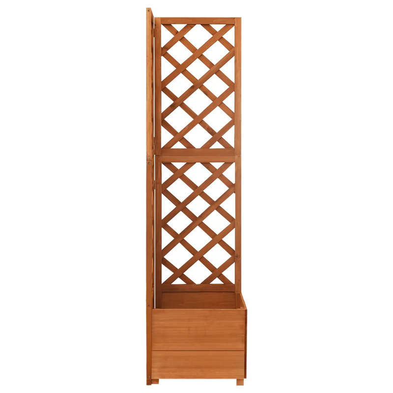Crimmins Wood Planter Box, Brown
