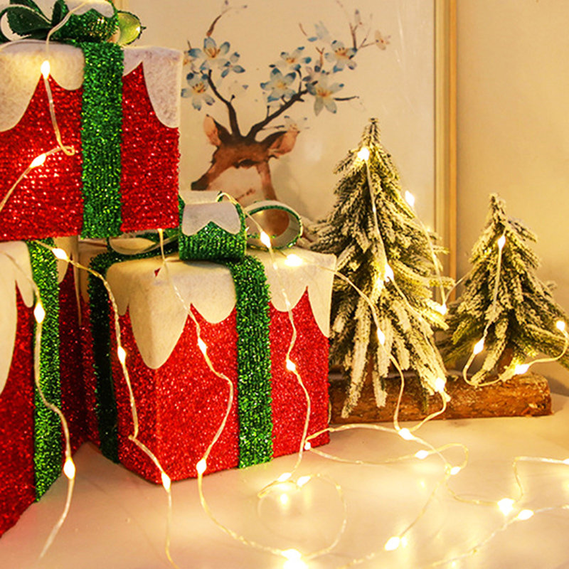 LED String, Battery String Star, Used For Indoor And Outdoor Decoration Wedding Family Party Christmas. (warm White)