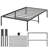 Tesfai 14'' Steel Platform Bed-823876192-867532885