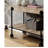 Industrial Style Sofa Table, Console Table With Open Bottom Shelf