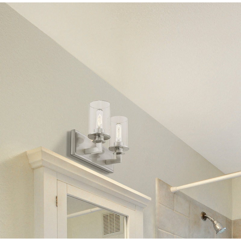 Attah 2 - Light Dimmable Vanity Light, Brushed Nickel