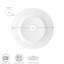 Toledo Glass Dessert Plates - 20cm